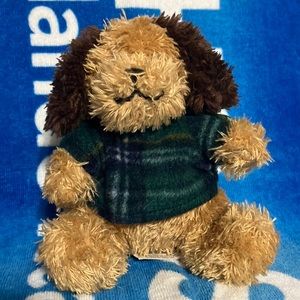 Small Christmas dog plush 6”